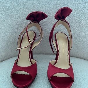 Charlotte Olympia satin heels